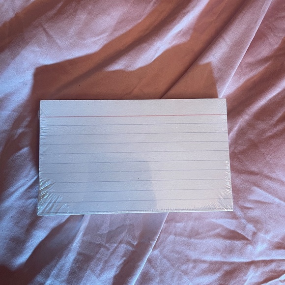 blank flash cards for studying - Picture 2 of 5